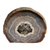 Geoda de ágata - Geoda de ágata marrón pulida de Brasil