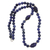 Sodalite beaded necklace, 'Dream in Blue' - Handmade Sodalite Beaded Necklace with Sterling Silver Clasp