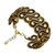 Gold-accented golden grass wristband bracelet, 'Black Braids' - 18k Gold-Accented Golden Grass Wristband Bracelet in Black