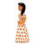 Ceramic figurine, 'Iara' - Woman with Flower Ceramic Figurine Painted by Hand in Brazil