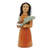Ceramic sculpture, 'Saint Lucy' - Religious Ceramic Sculpture Handcrafted in Brazil (image 2a) thumbail