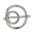 Sterling silver band ring, 'Charming Circles' - Sterling Silver Band Ring with Circles Crafted in Brazil