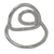 Anillo de banda de plata esterlina - Anillo de plata esterlina con círculos hechos a mano en Brasil