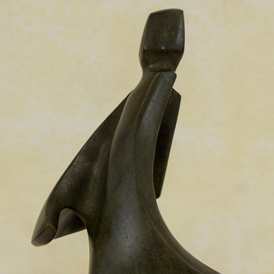 Bronze sculpture, 'Angel' (2001) - Original Signed Contemporary Brazilian Bronze Sculpture