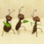 Eisenfiguren, (3er-Set) - Set aus 3 handgefertigten, skurrilen Ameisenfiguren mit Arbeitsmotiv