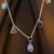 Multi-gemstone charm necklace, 'Earth's Joy' - Handcrafted Multi-Gemstone Charm Necklace from Brazil