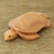 Dolomitskulptur - Meeresschildkrötenskulptur, handgefertigt aus braunem Dolomit