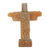 Calcite sculpture, 'Energy of the Benevolent' - Christ the Redeemer-Inspired Handmade Calcite Sculpture