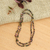 Lange Turmalin-Perlenkette - Handgefertigte, farbenfrohe, lange Perlenkette aus natürlichem Turmalin