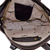 Leather shoulder bag, 'Espresso Dame' - Elegant Espresso Leather Shoulder Bag with a Zipper Closure