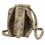 Leather sling bag, 'Cobra Flair' - Snakeskin Printed Leather Sling Bag with Removable Strap