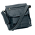 Bolso bandolera de piel para hombre. - Bolso Bandolera de Hombre en Piel con Asa Ajustable en Azul