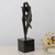 Escultura de bronce - Escultura abstracta moderna de amantes de bronce con base de granito