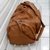 Bolsa de viaje de piel (pequeña) - Bolso de viaje ajustable 100% piel marrón claro (pequeño)