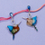 Silver and resin dangle earrings, 'Hummingbird Flight' - Handmade 950 Silver & Resin Hummingbird Dangle Earrings
