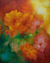 'Spring Dreams' - Impresionismo Acrílico sobre lienzo Pintura de flores coloridas