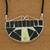 collar con colgante de peridoto - Collar moderno con colgante de peridoto natural y cerámica negra