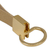 Faux leather keychain, 'Golden Memory' - Golden-Toned Faux Leather Keychain from Brazil (image 2e) thumbail