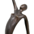 Bronze sculpture, 'Walking' (Large) (2023) - Semi-Abstract Oxidized Bronze Sculpture Handmade in Brazil