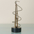 Bronze sculpture, 'Rotation' - Semi-Abstract Oxidized Bronze Fine Art Sculpture from Brazil