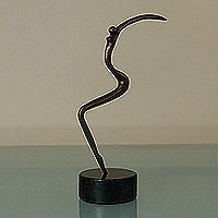 Bronze sculpture, 'Bow'