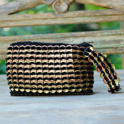 Wooden Beaded Coconut Shell Sling Bag for Girls & Women | Ladies Mobile  Crossbody Purse, Multicolour
