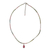 Tourmaline beaded pendant necklace, 'Creative Deity' - Colorful Tourmaline Beaded Pendant Necklace from Brazil