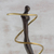Bronze sculpture, 'Spiral I' - Handmade Brazilian Abstract Bronze Sculpture (image 2d) thumbail