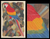 'Papagei' - Ursprüngliches kubistisches Gemälde des roten Aras aus Brasilien