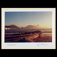 Signed Color Photograph of Copacabana in Rio,'Copacabana II'