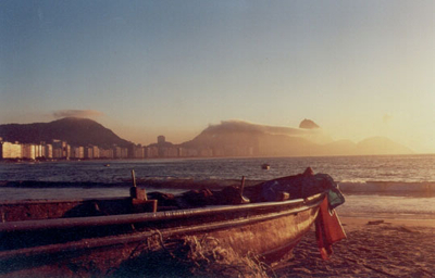 'Copacabana II' - Signed Color Photograph of Copacabana in Rio