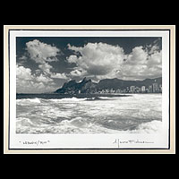'Leblon' - Signed Brazilian Leblon Beach Photo in Black and White