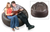 Leather beanbag chair cover, 'Family' (double) - Leather beanbag chair cover (Double)