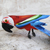 Carving, 'Blue and Red Brazilian Macaw' - Carving (image 2e) thumbail