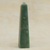 Green quartz sculpture, 'Obelisk of Optimism' - 9-Inch Green Quartz Obelisk Gemstone Sculpture (image 2b) thumbail