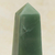 Green quartz sculpture, 'Obelisk of Optimism' - 9-Inch Green Quartz Obelisk Gemstone Sculpture (image 2c) thumbail