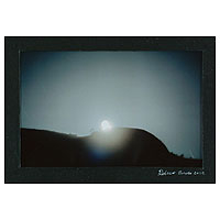'Moon Over the Sierra' - Moon Over the Brazilian Sierra Color Photograph 