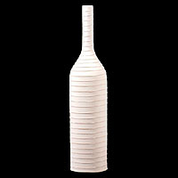 Ceramic bottle, White Snail
