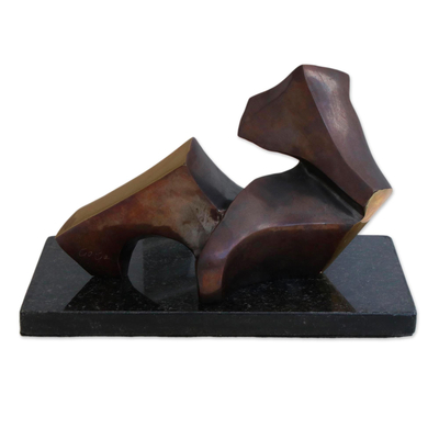 Bronze sculpture, 'Sensuality' - Bronze sculpture