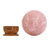 Rose quartz sculpture, 'Love Crystal Ball (3.3 Inch) - Petite Rose Quartz Crystal Ball Sculpture with Wood Stand (image 2d) thumbail
