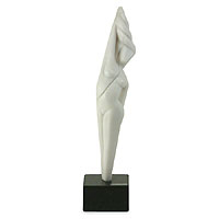 Marble resin sculpture, 'Victory' - Marble resin sculpture