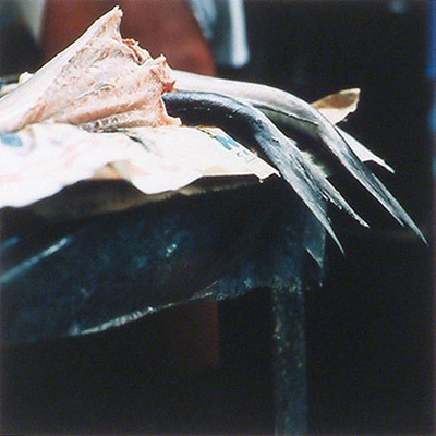 'Fish on a Table' - Brazil Fish on a Table Signed Color Photograph
