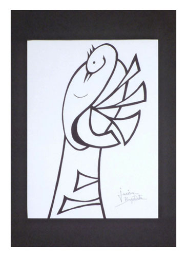 'El Cisne' - Mujer con Cisne Impresión Original