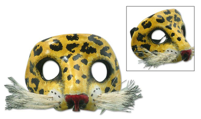 Leather mask, Spotted Jaguar