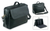 Leather laptop case, 'Notorious' (black) - Leather laptop case thumbail