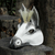 Leather mask, 'White Horse' - Leather Carnaval Horse Mask thumbail