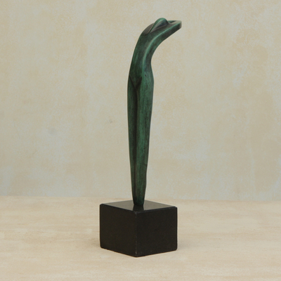 Bronze sculpture, 'Olympic Spirit' - Abstract Bronze Sculpture