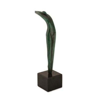 Bronzeskulptur „olympischer geist“ - abstrakte bronzeskulptur
