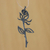 Leather necklace, 'Rose Exotica' - Floral Leather and Silver Necklace thumbail