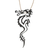 Leather necklace, 'Dragon Fantasy' - Leather necklace (image 2a) thumbail